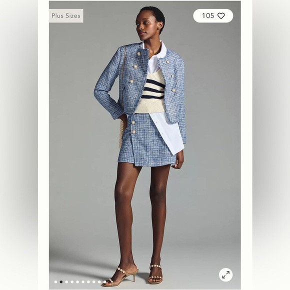 Maeve Tweed Skirt Size 12 - Picture 5 of 14